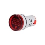 ولت متر چراغ سیگنالی AC قرمز