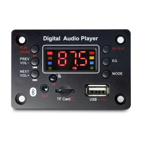 پخش کننده MP3 بلوتوثی ۱۲ ولت مدل مربعی